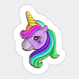 Glowing Magic - Cute Glow Unicorn Sticker